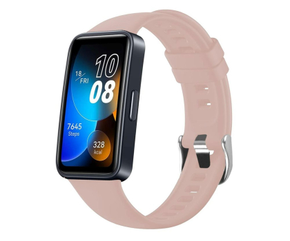 Pasek do smartwatchy FIXED Silicone Strap do Huawei Band 8/9/10 pink